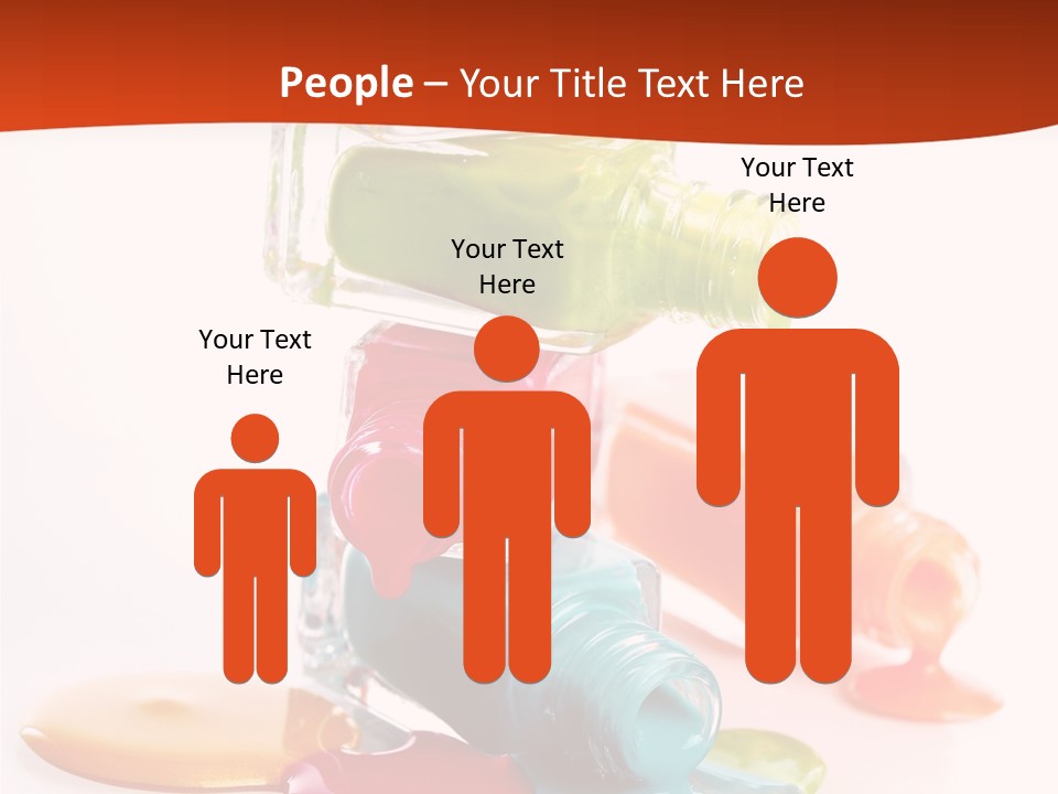 Beauty Spill Pour PowerPoint Template