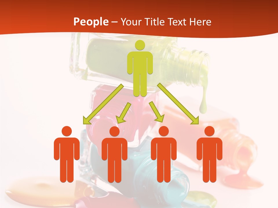 Beauty Spill Pour PowerPoint Template