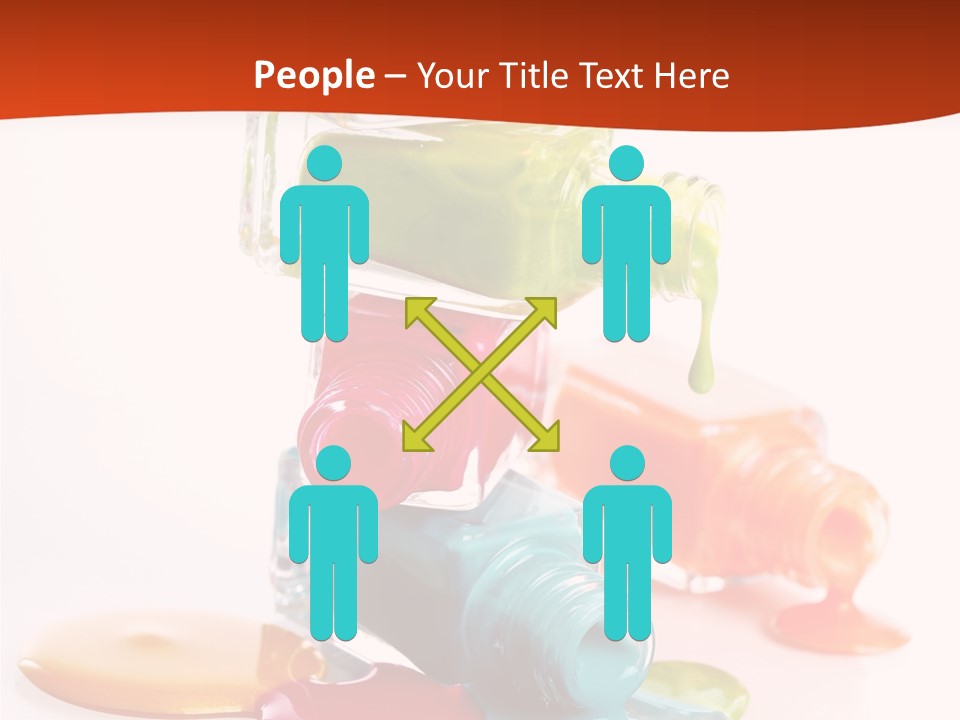 Beauty Spill Pour PowerPoint Template