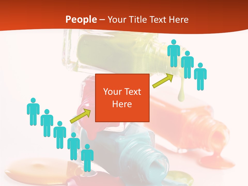 Beauty Spill Pour PowerPoint Template