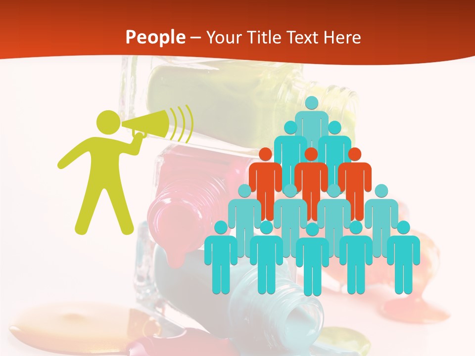 Beauty Spill Pour PowerPoint Template