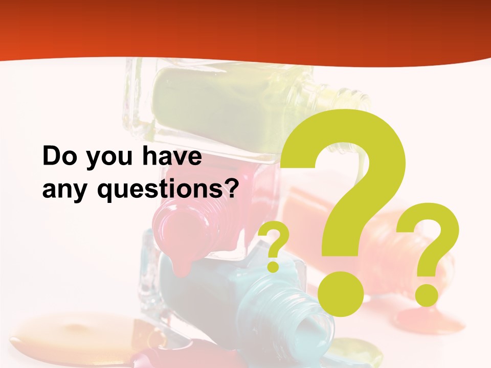 Beauty Spill Pour PowerPoint Template