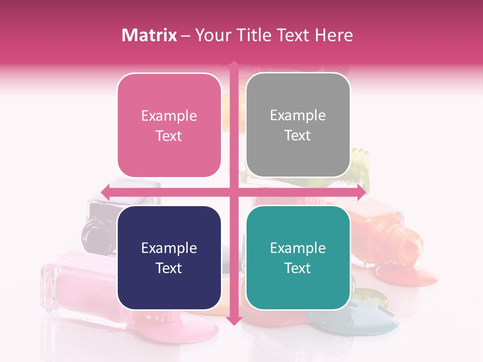 Nailpolish Pink Polish PowerPoint Template