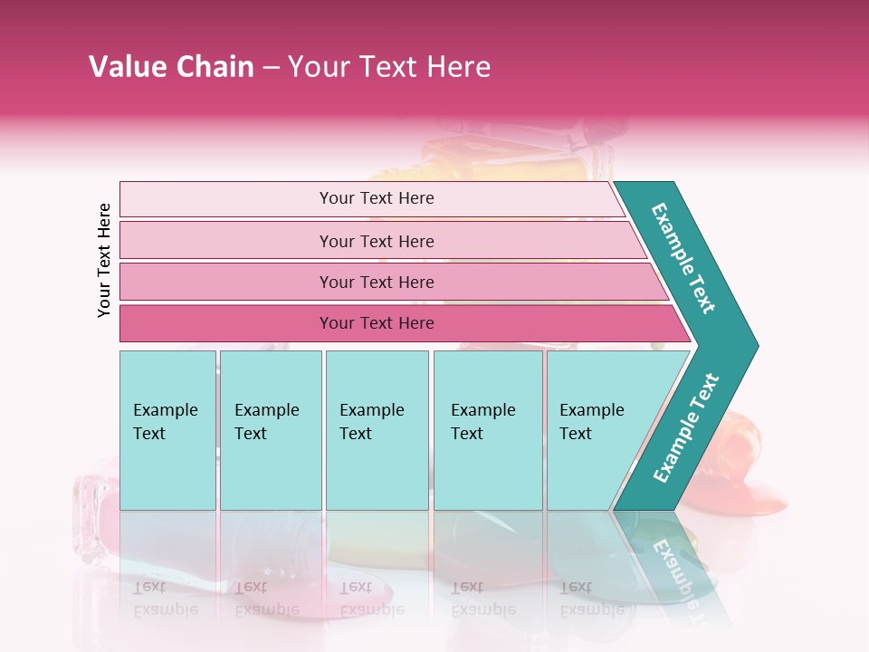 Nailpolish Pink Polish PowerPoint Template