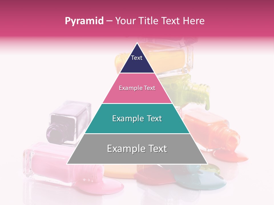Nailpolish Pink Polish PowerPoint Template