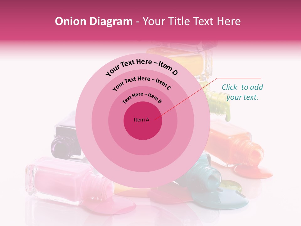 Nailpolish Pink Polish PowerPoint Template