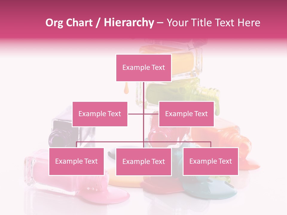 Nailpolish Pink Polish PowerPoint Template