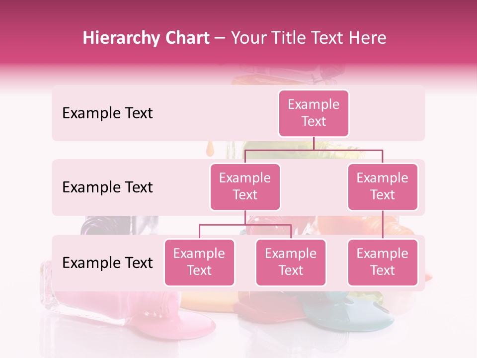 Nailpolish Pink Polish PowerPoint Template