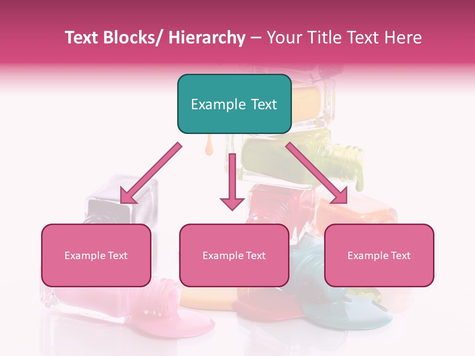 Nailpolish Pink Polish PowerPoint Template