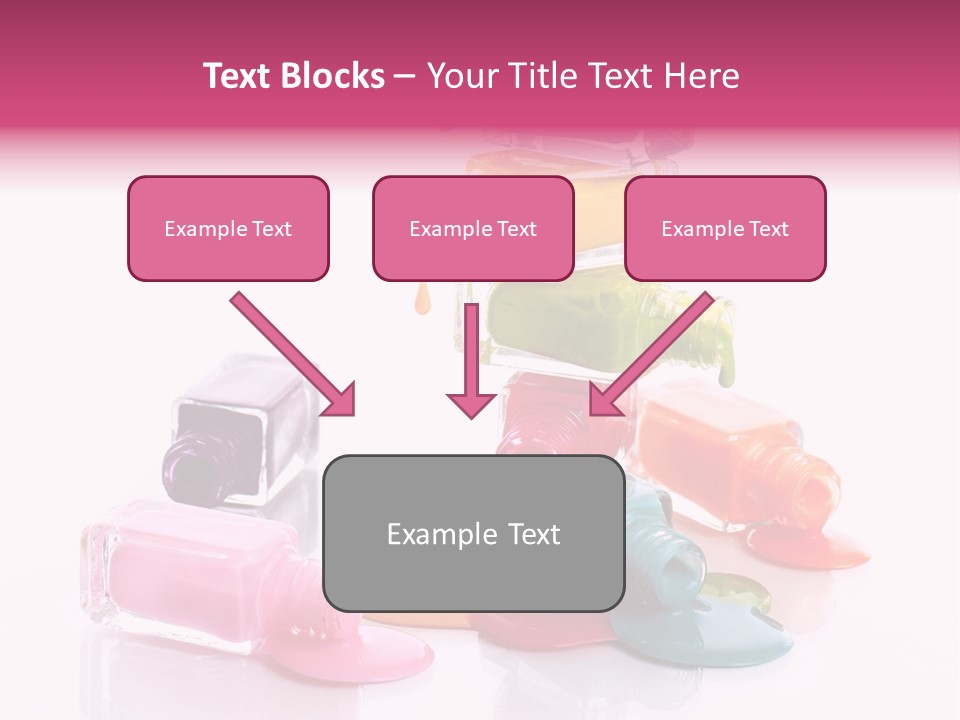 Nailpolish Pink Polish PowerPoint Template