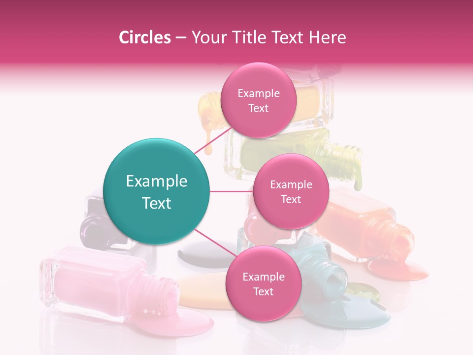 Nailpolish Pink Polish PowerPoint Template