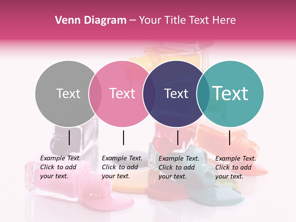 Nailpolish Pink Polish PowerPoint Template