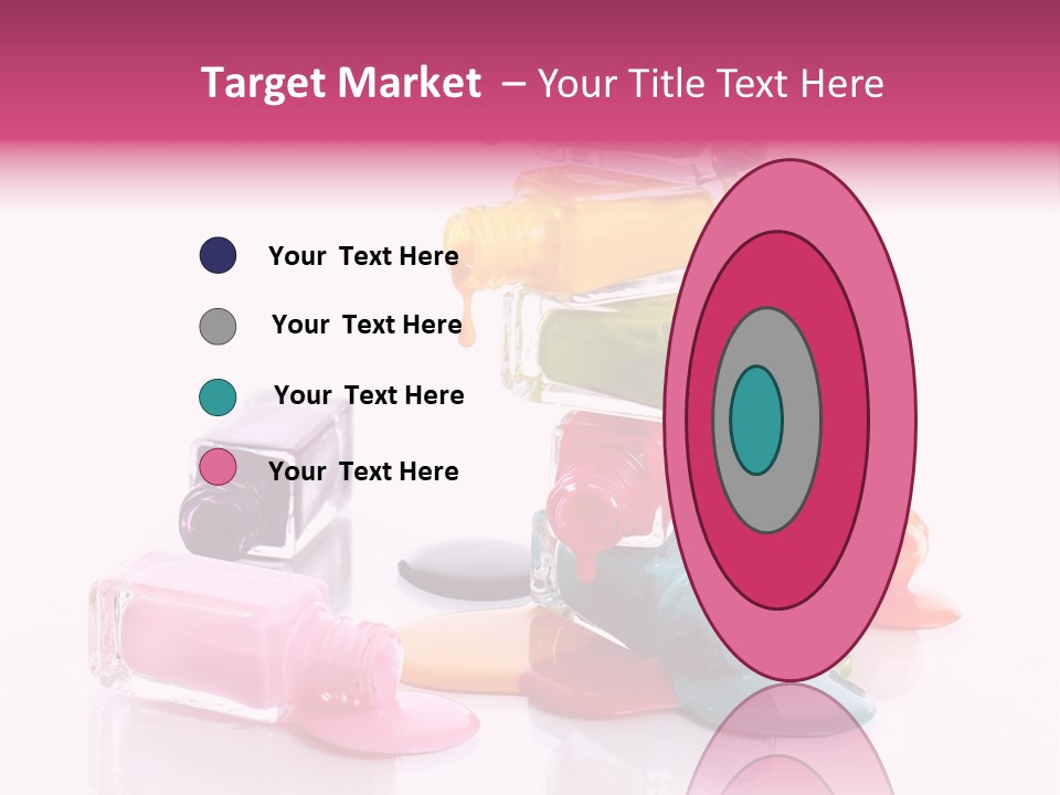 Nailpolish Pink Polish PowerPoint Template