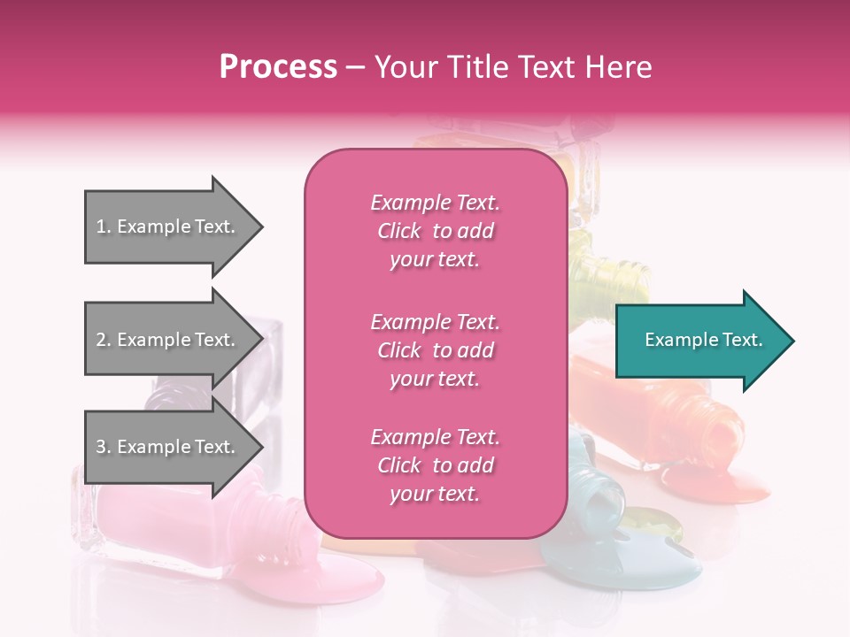 Nailpolish Pink Polish PowerPoint Template