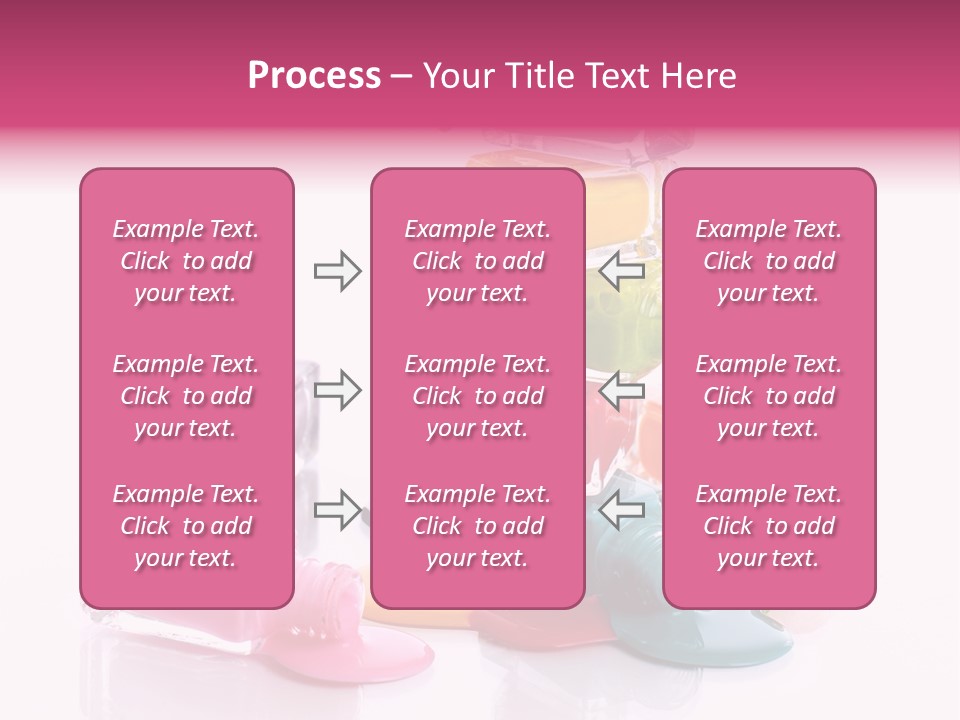 Nailpolish Pink Polish PowerPoint Template