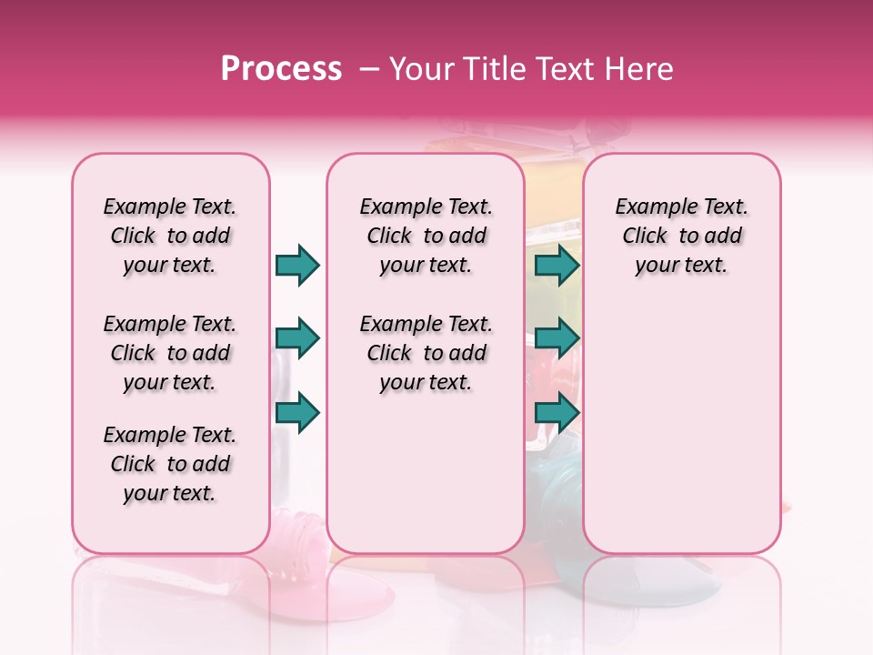 Nailpolish Pink Polish PowerPoint Template