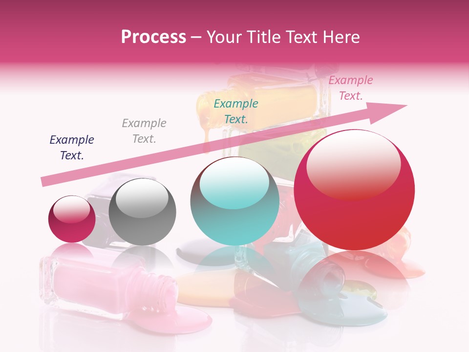 Nailpolish Pink Polish PowerPoint Template