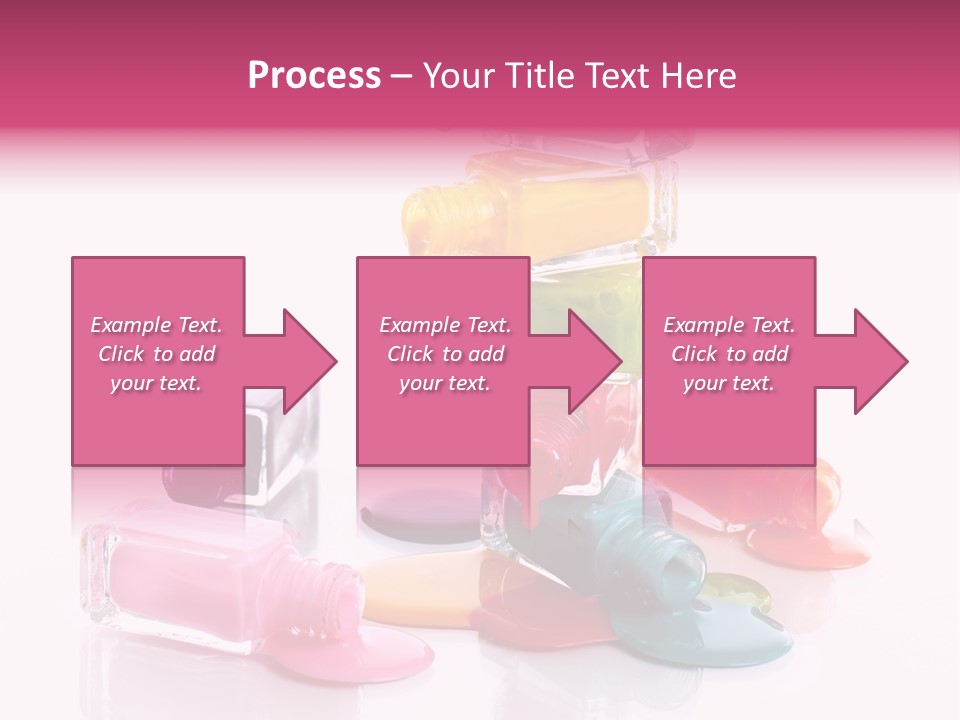 Nailpolish Pink Polish PowerPoint Template