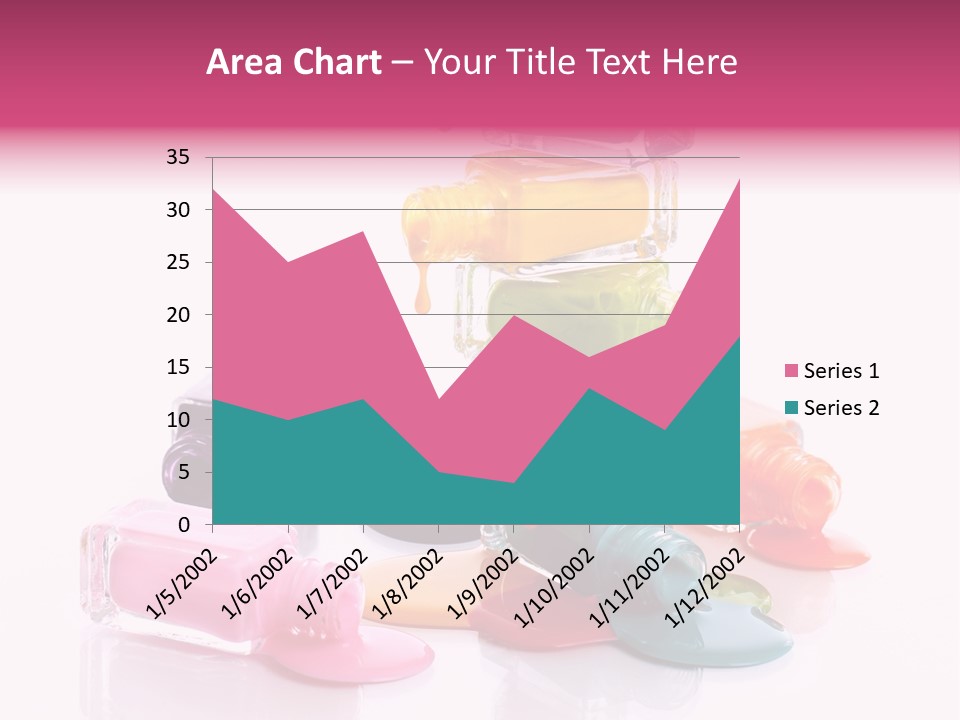 Nailpolish Pink Polish PowerPoint Template