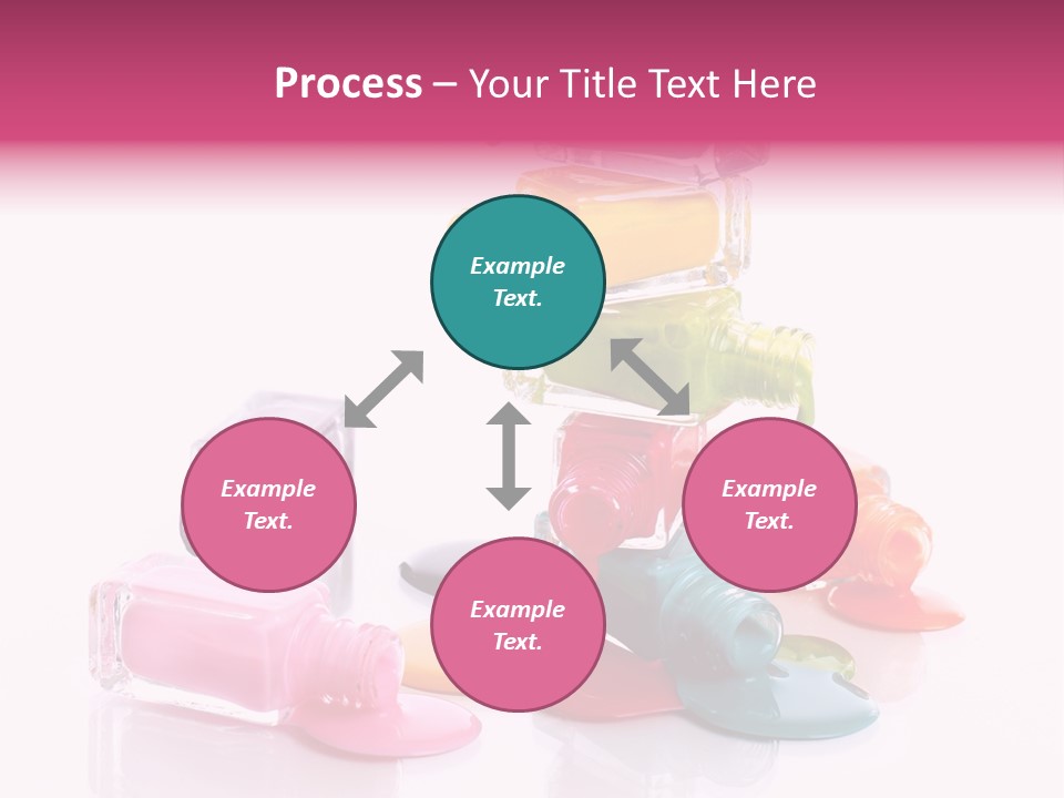 Nailpolish Pink Polish PowerPoint Template