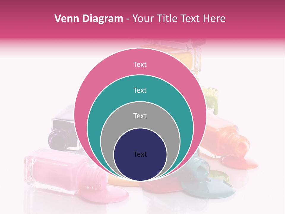 Nailpolish Pink Polish PowerPoint Template