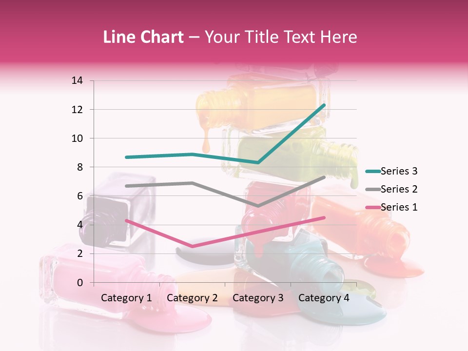 Nailpolish Pink Polish PowerPoint Template