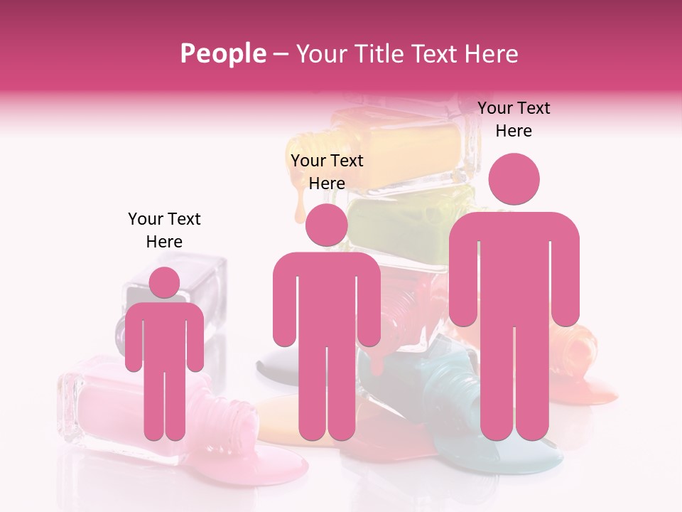 Nailpolish Pink Polish PowerPoint Template