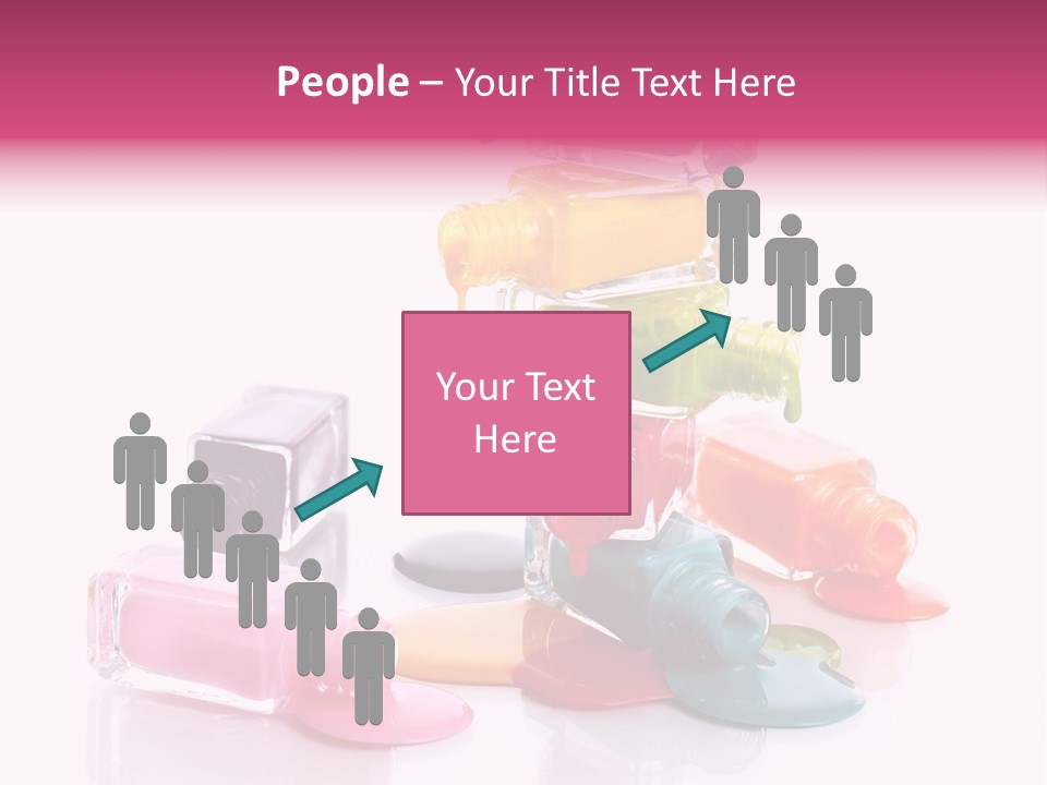 Nailpolish Pink Polish PowerPoint Template