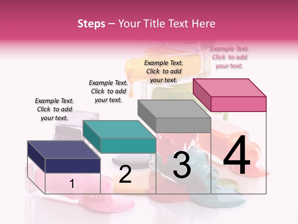 Nailpolish Pink Polish PowerPoint Template