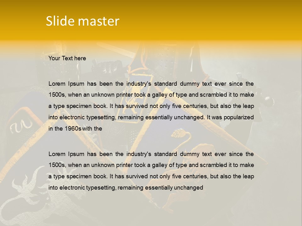 Violence Sword Background PowerPoint Template