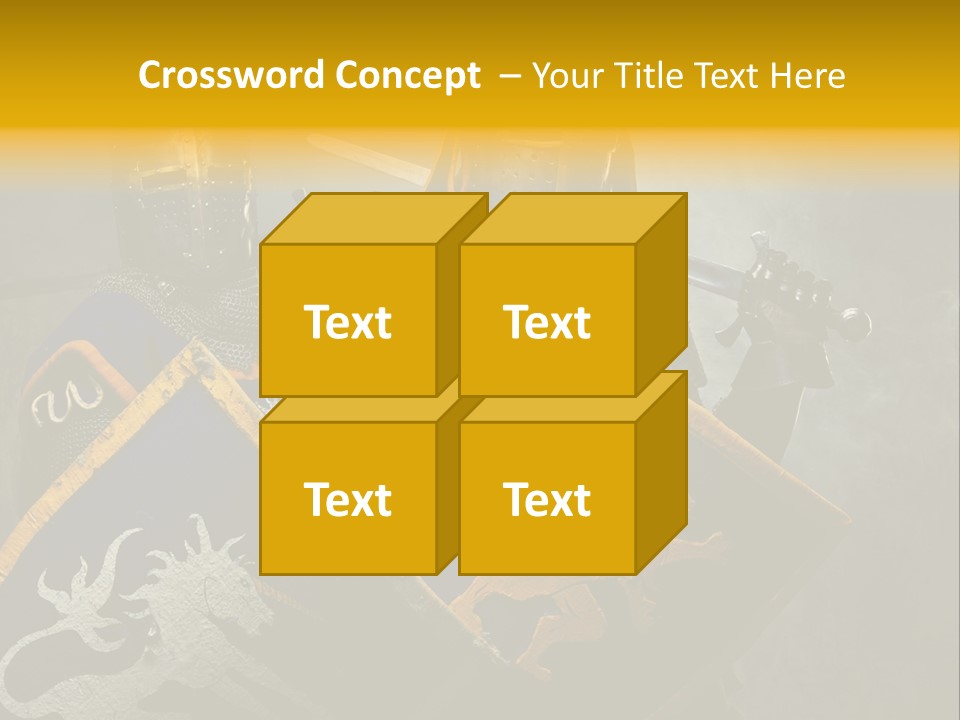 Violence Sword Background PowerPoint Template