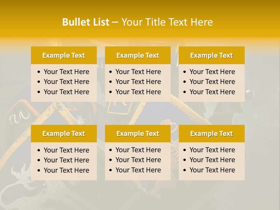 Violence Sword Background PowerPoint Template