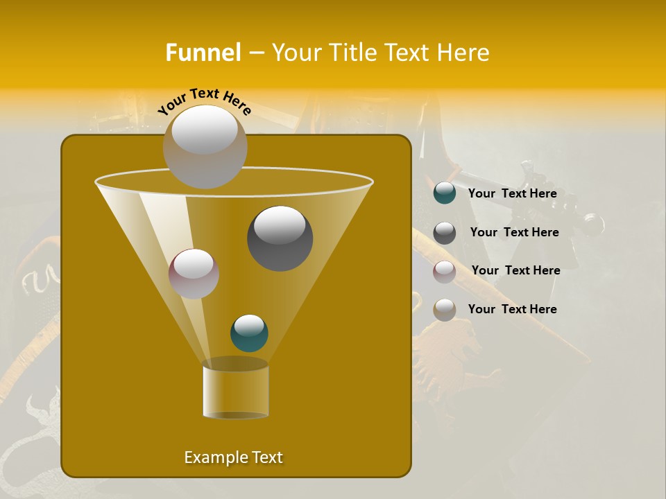 Violence Sword Background PowerPoint Template