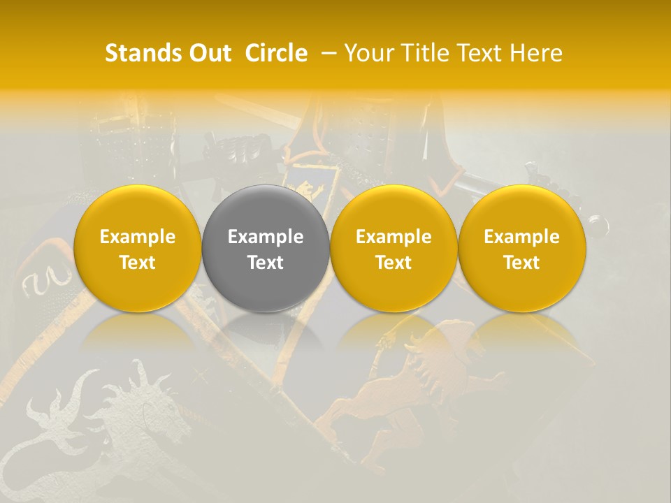 Violence Sword Background PowerPoint Template