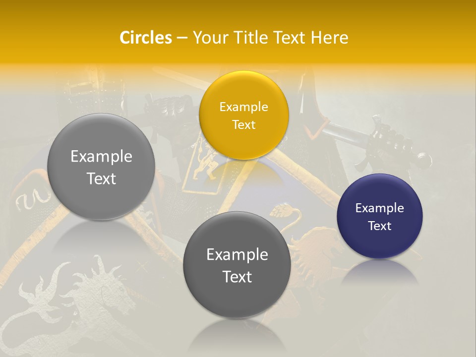 Violence Sword Background PowerPoint Template