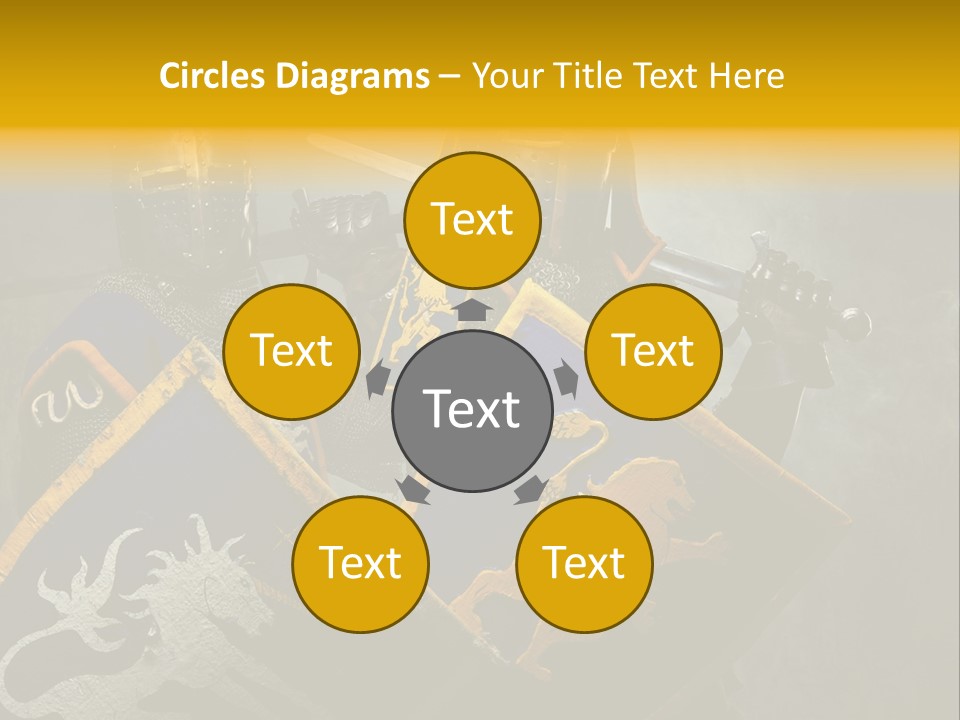 Violence Sword Background PowerPoint Template