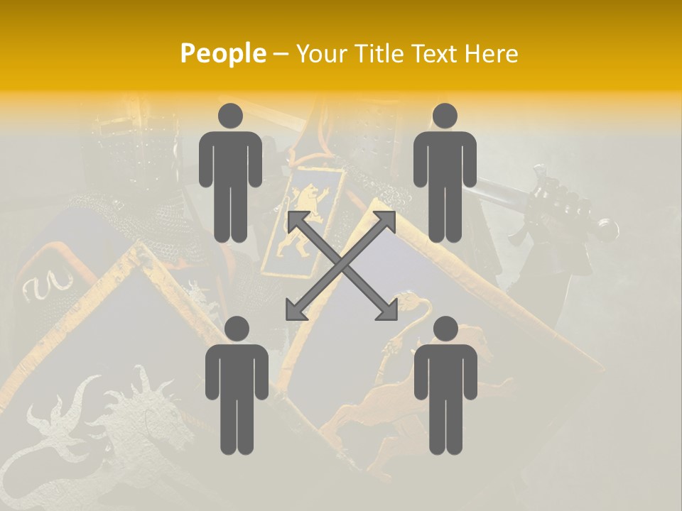 Violence Sword Background PowerPoint Template