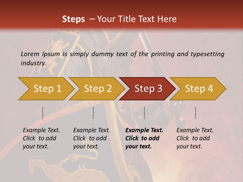 Fight Ages Victory PowerPoint Template