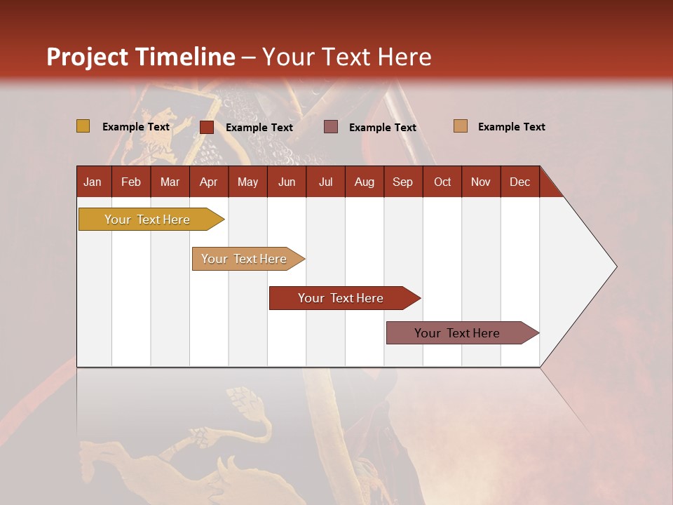 Fight Ages Victory PowerPoint Template