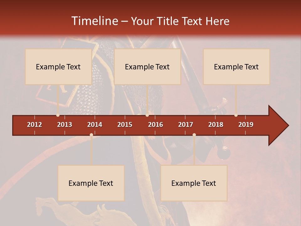 Fight Ages Victory PowerPoint Template