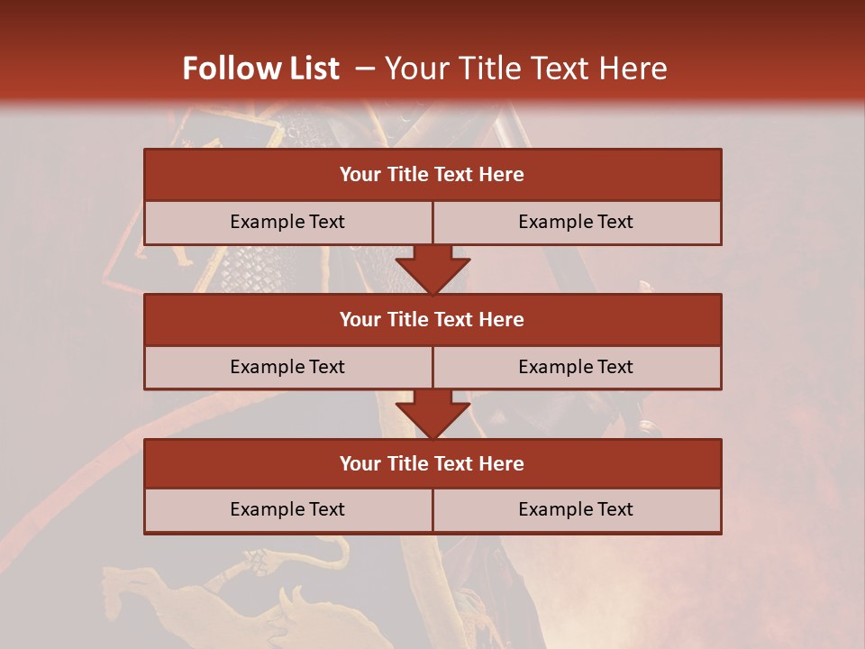 Fight Ages Victory PowerPoint Template