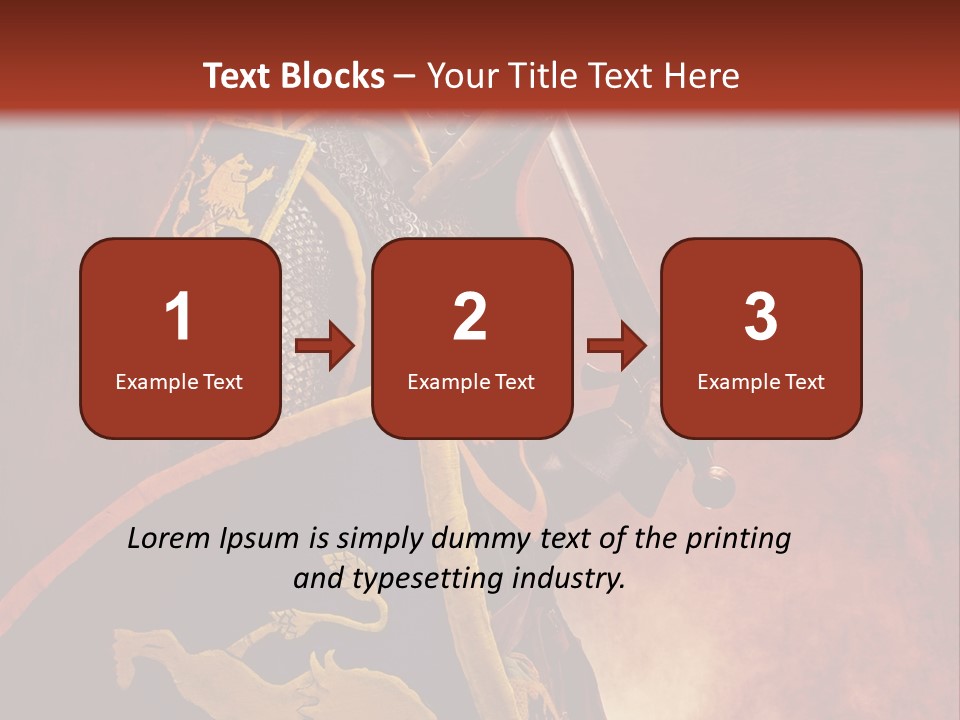 Fight Ages Victory PowerPoint Template