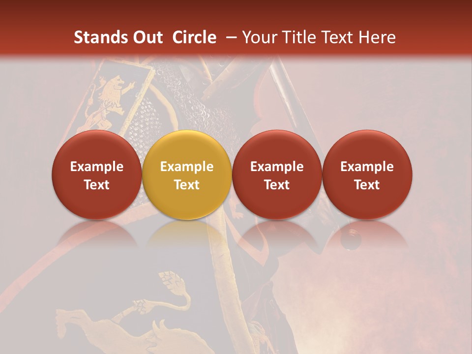 Fight Ages Victory PowerPoint Template