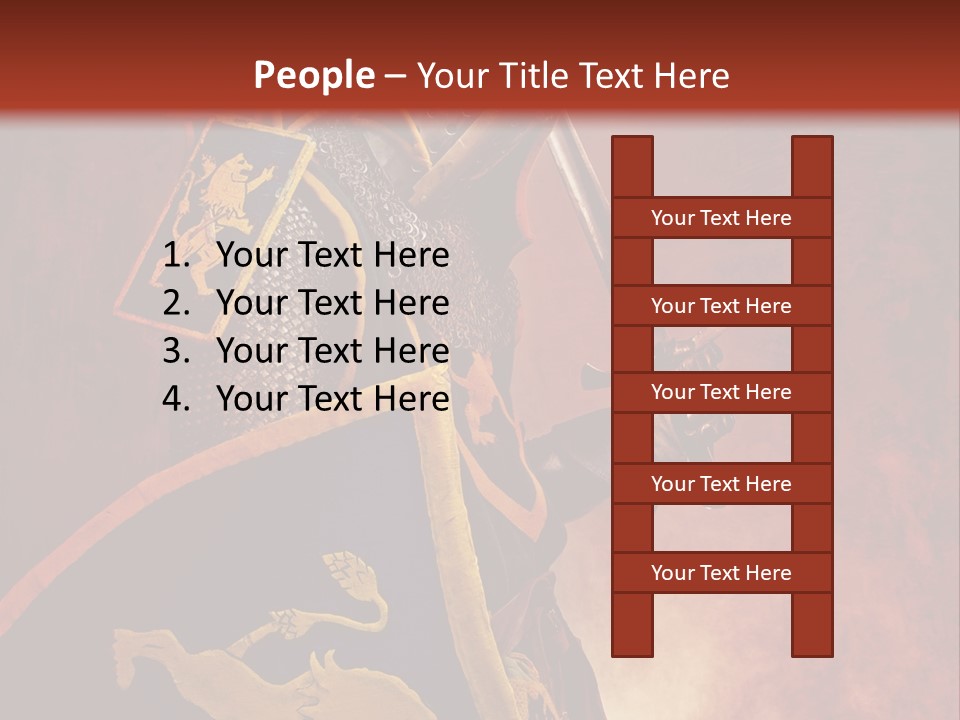 Fight Ages Victory PowerPoint Template