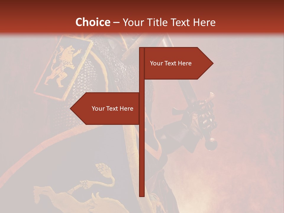 Fight Ages Victory PowerPoint Template