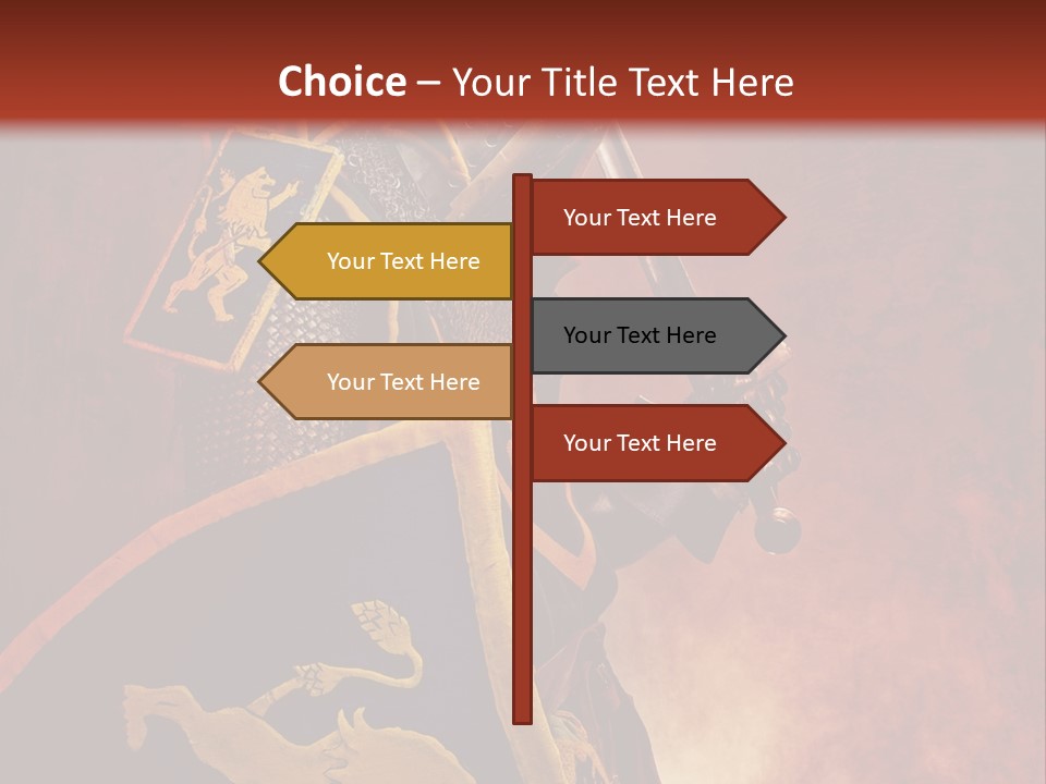 Fight Ages Victory PowerPoint Template