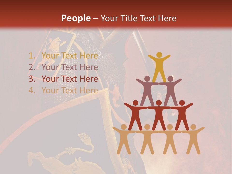 Fight Ages Victory PowerPoint Template