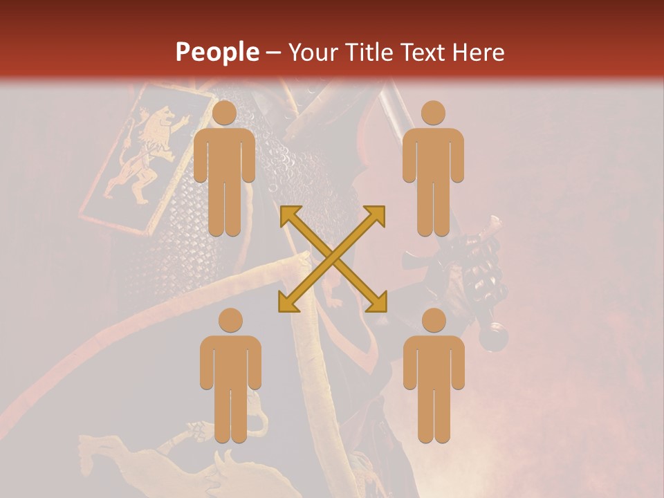 Fight Ages Victory PowerPoint Template