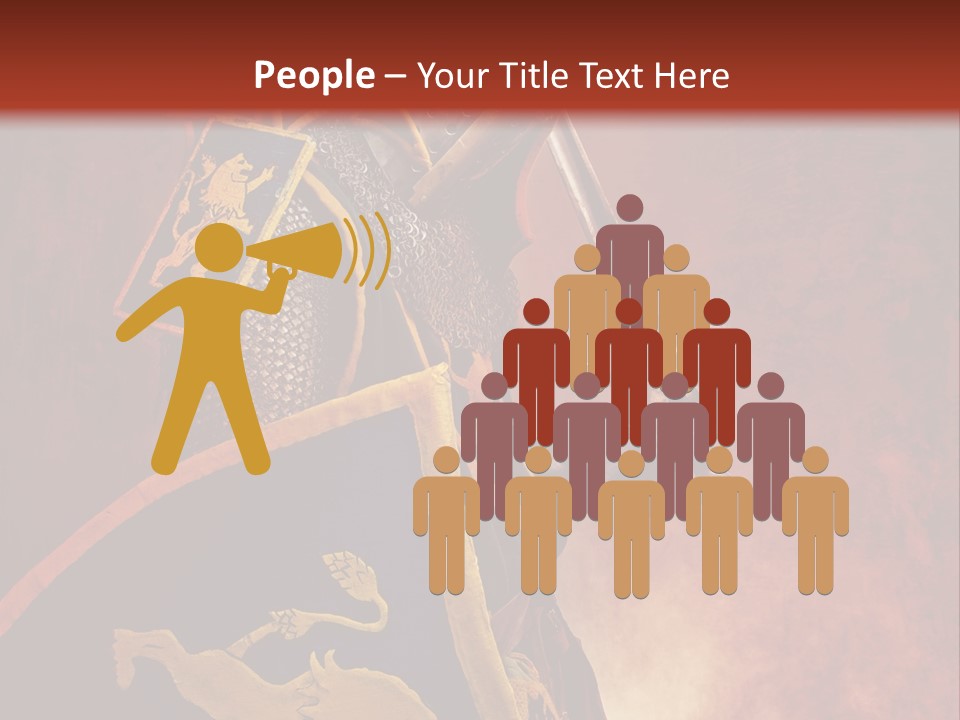 Fight Ages Victory PowerPoint Template