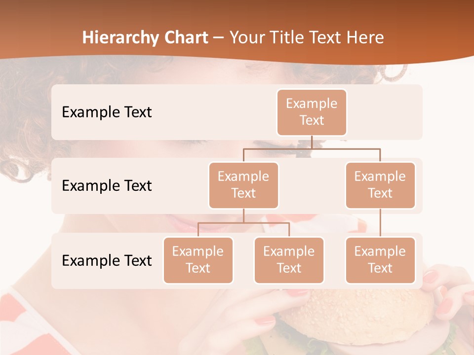 Cute Woman Meal PowerPoint Template